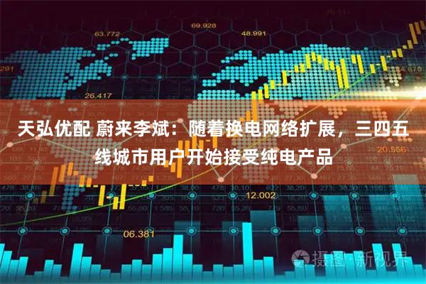 天弘优配 蔚来李斌：随着换电网络扩展，三四五线城市用户开始接受纯电产品