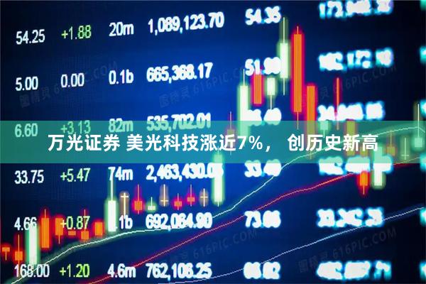 万光证券 美光科技涨近7%， 创历史新高